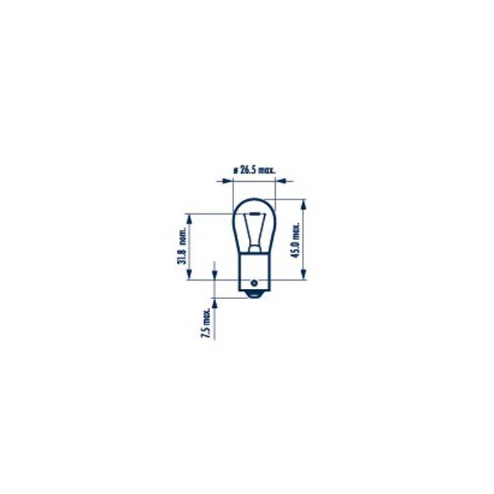 Żarówka lampy kierunkowskazu NARVA 176353000