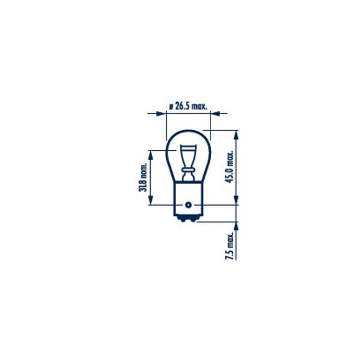 Żarówka, światło STOP / lampa tylna NARVA 178814000