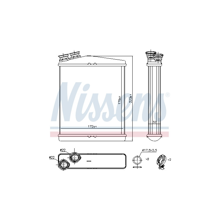 Nagrzewnica NISSENS 73645