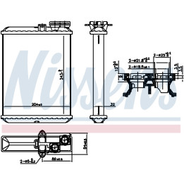 Nagrzewnica NISSENS 707102