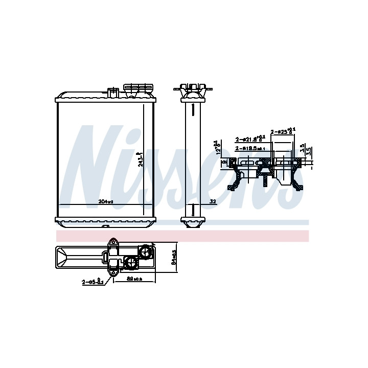 Nagrzewnica NISSENS 707102