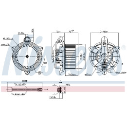 Dmuchawa nawiewu NISSENS 87559