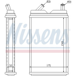Nagrzewnica NISSENS 73624