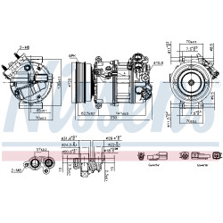 Sprężarka klimatyzacji NISSENS 891004