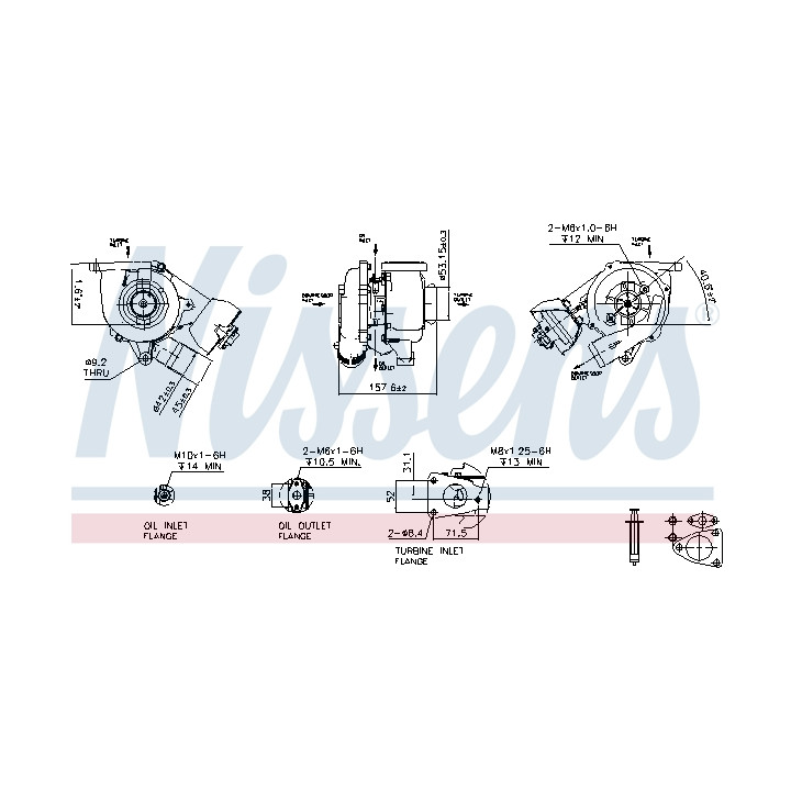 Turbosprężarka NISSENS 93102