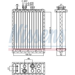Nagrzewnica NISSENS 707220
