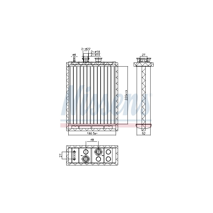Nagrzewnica NISSENS 707220