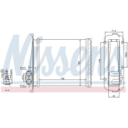 Nagrzewnica NISSENS 73640