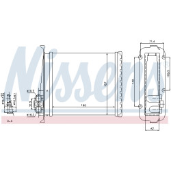 Nagrzewnica NISSENS 73640