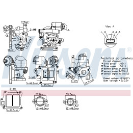 Zawór spalin EGR NISSENS 98383