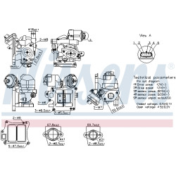 Zawór spalin EGR NISSENS 98383