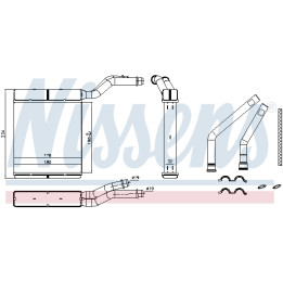 Nagrzewnica NISSENS 71770