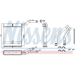 Nagrzewnica NISSENS 71770