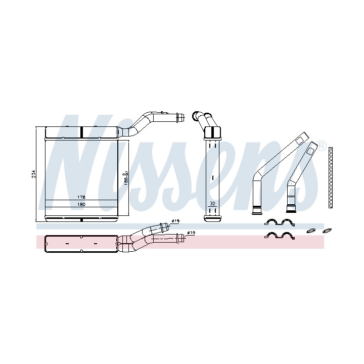 Nagrzewnica NISSENS 71770