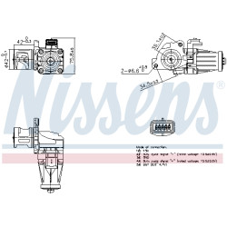 Zawór spalin EGR NISSENS 98376