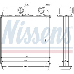 Nagrzewnica NISSENS 73644