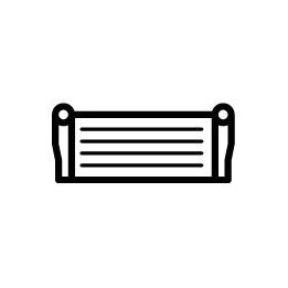 Chłodnica powietrza Intercooler NRF 309174
