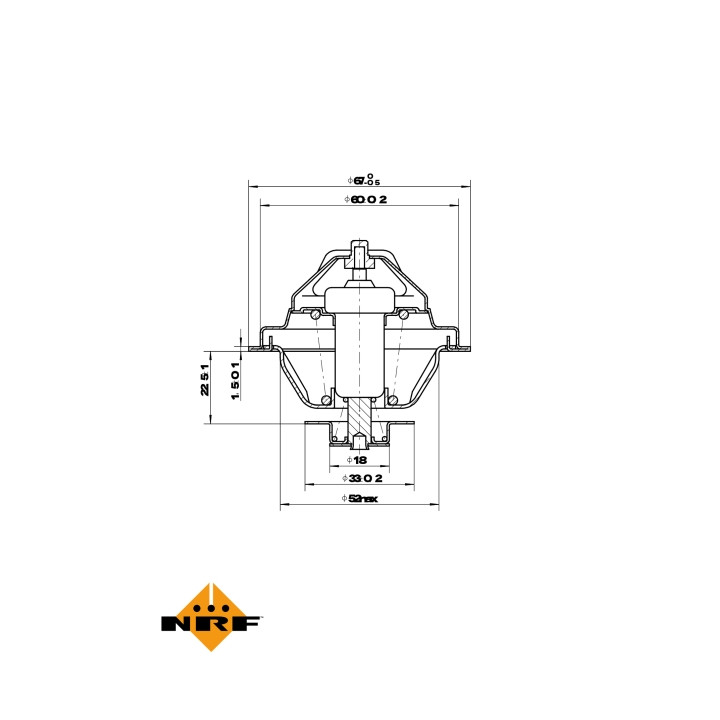 Termostat NRF 725162