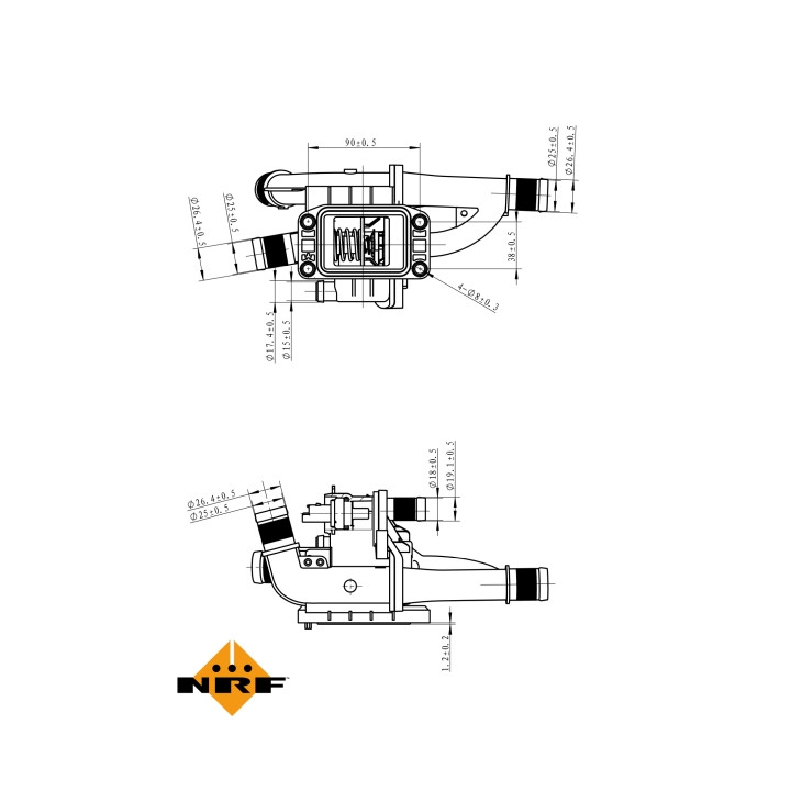 Termostat NRF 725163