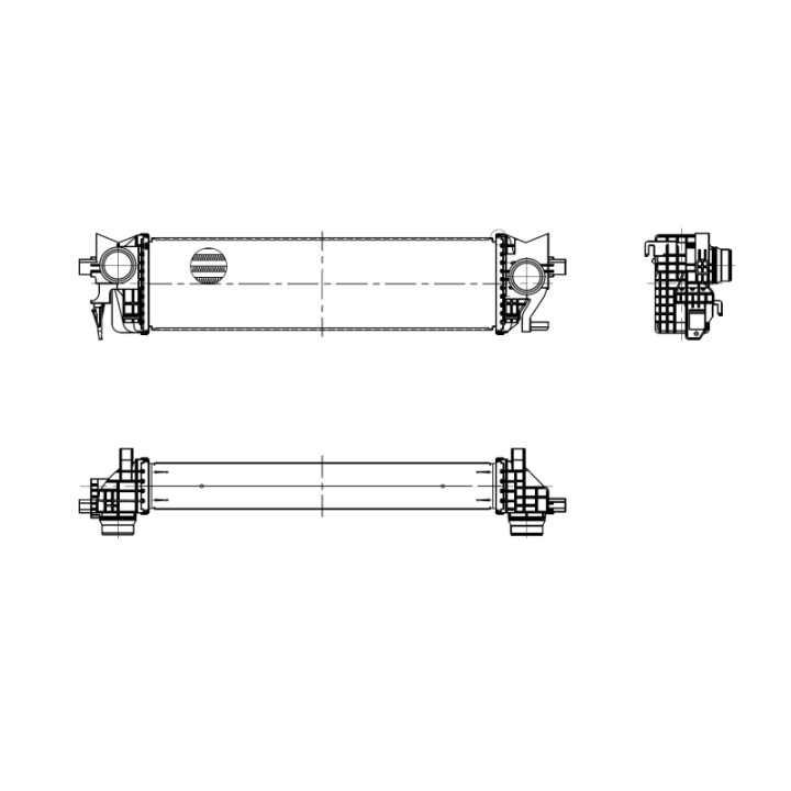 Chłodnica powietrza Intercooler NRF 309112