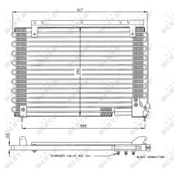 Skraplacz klimatyzacji NRF 35191
