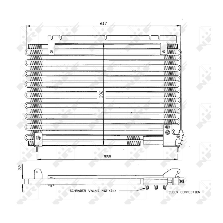Skraplacz klimatyzacji NRF 35191