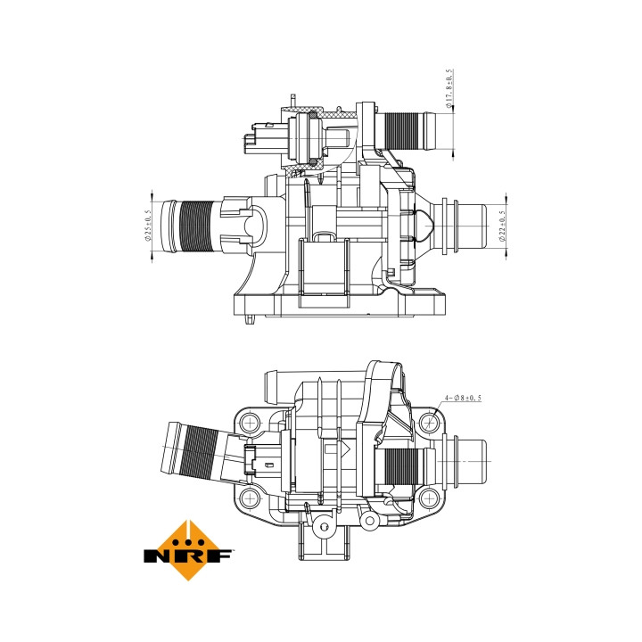 Termostat NRF 725039