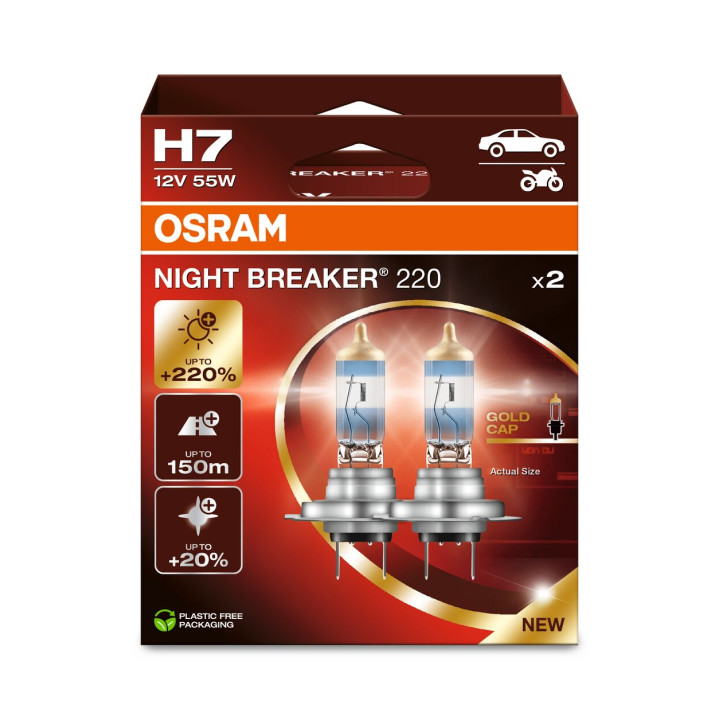 Żarówka reflektora świateł przednich OSRAM 64210NB220-2HB