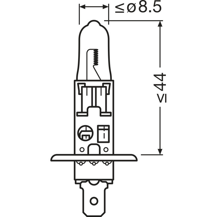 Żarówka reflektora świateł przednich OSRAM 64150NBS-2HB