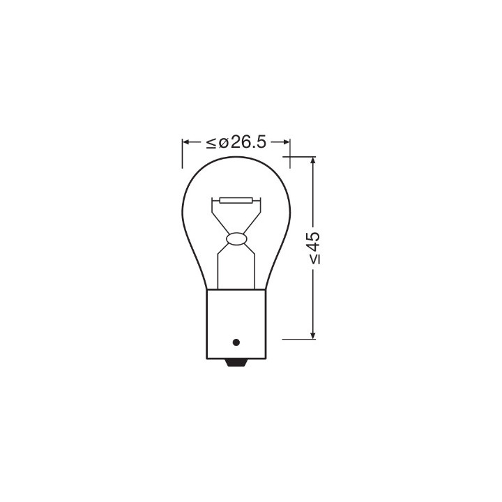 Żarówka lampy kierunkowskazu OSRAM 7506-2BL