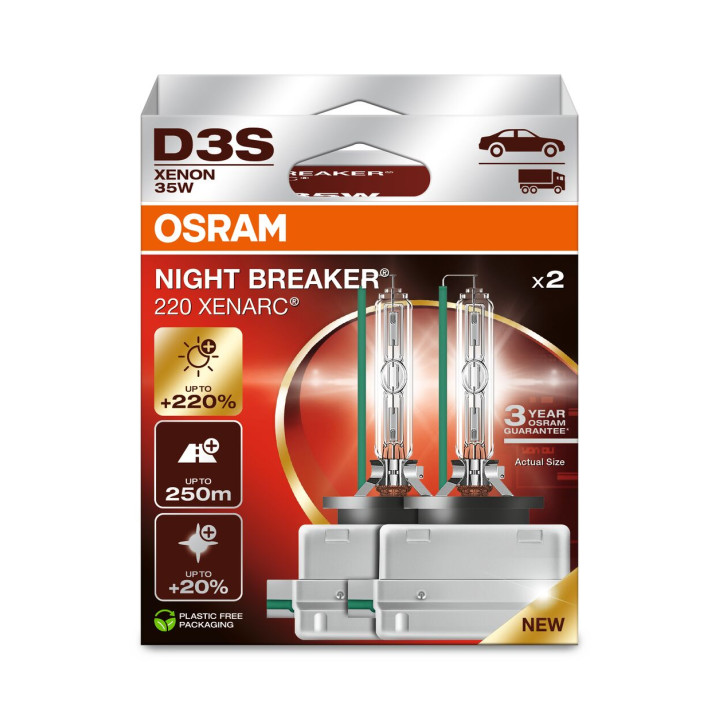 Żarówka reflektora świateł przednich OSRAM 66340XN2-2HB