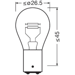 Żarówka lampy kierunkowskazu OSRAM 7528