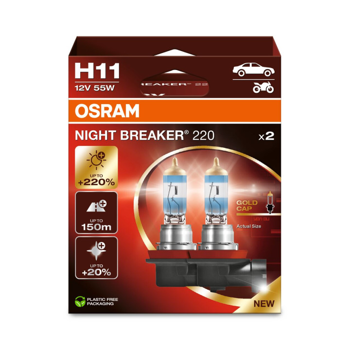 Żarówka reflektora świateł przednich OSRAM 64211NB220-2HB
