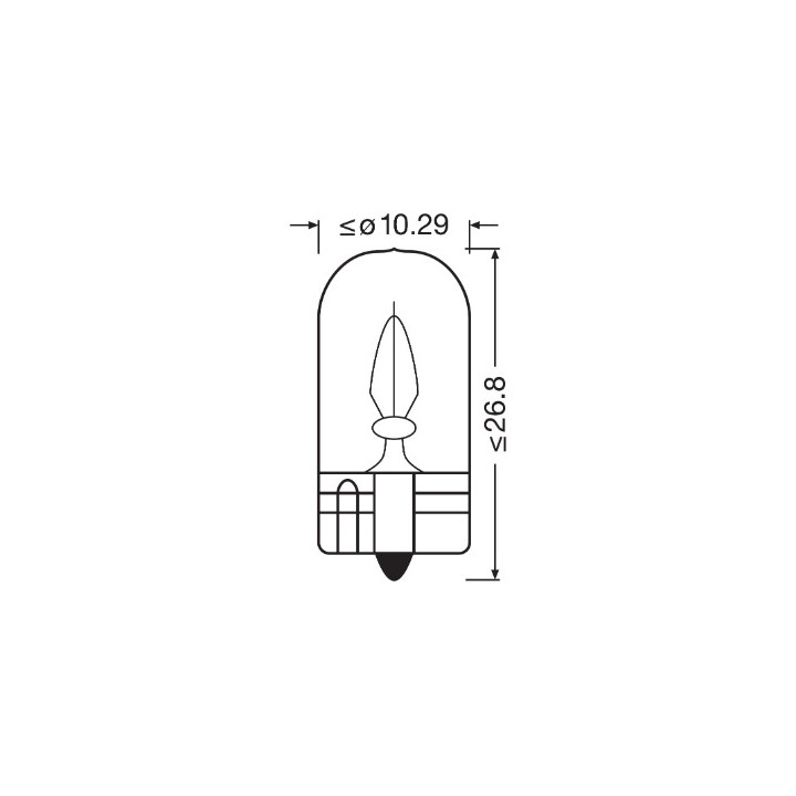 Żarówka lampy kierunkowskazu OSRAM 2821-2BL