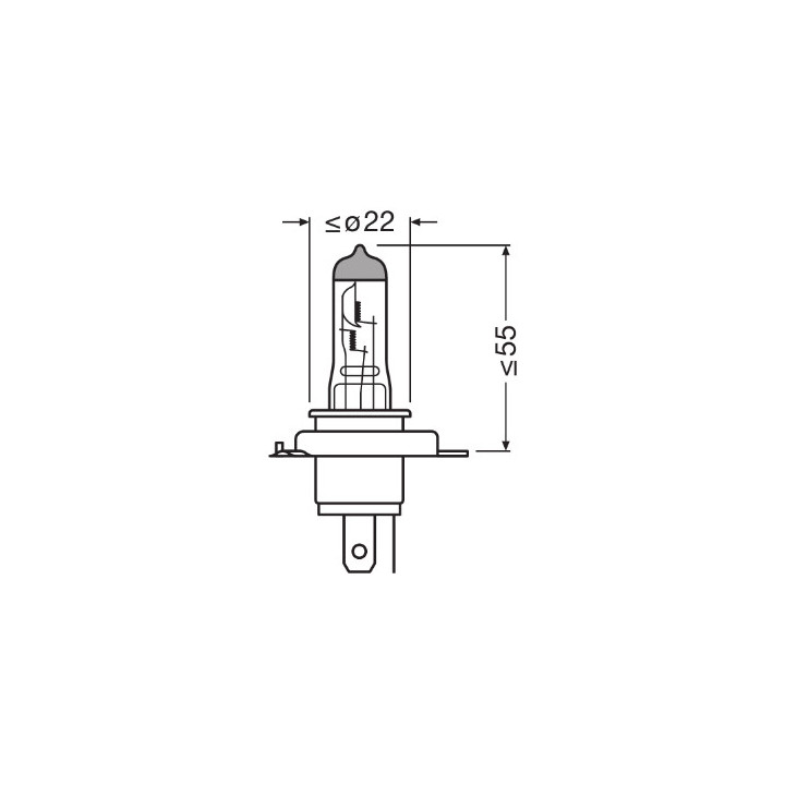 Żarówka reflektora świateł przednich OSRAM 64193ULT-2HB