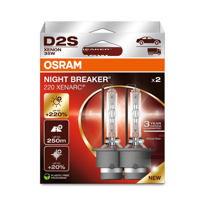 Żarówka reflektora świateł przednich OSRAM 66240XN2-2HB