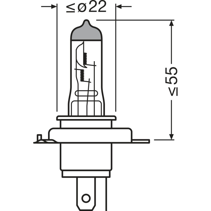 Żarówka reflektora świateł przednich OSRAM 64193NBS-2HB