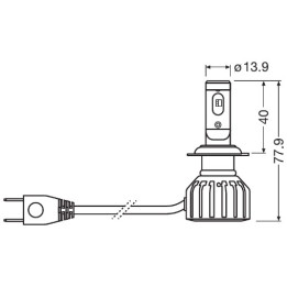 Żarówka reflektora świateł przednich OSRAM 64210DWNBG2