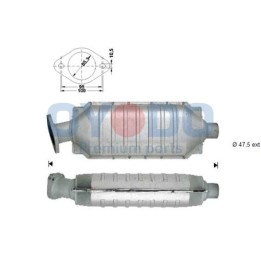 Katalizator Oyodo 10N0097-OYO