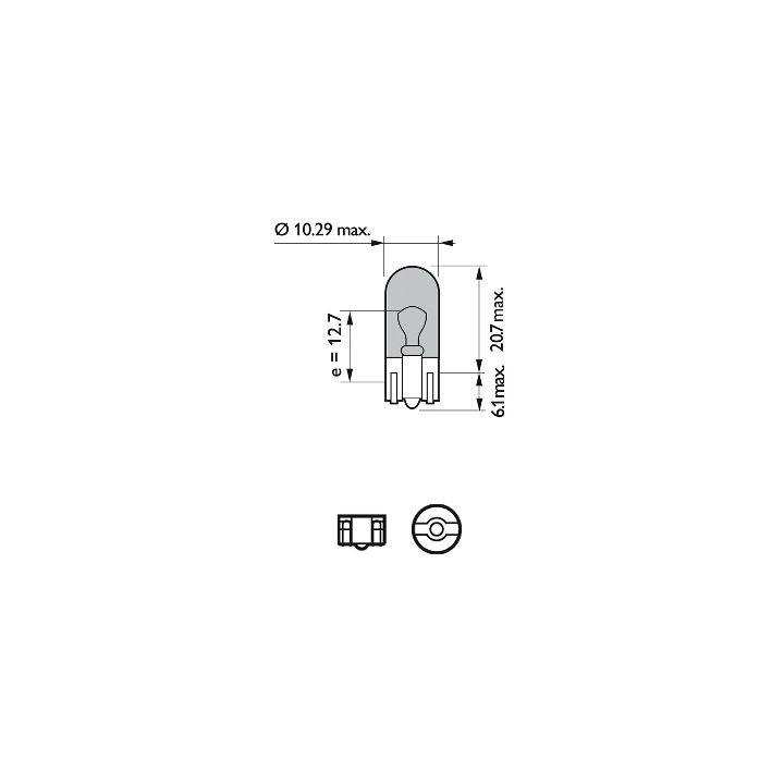 Żarówka lampy kierunkowskazu PHILIPS 12961WVUB2