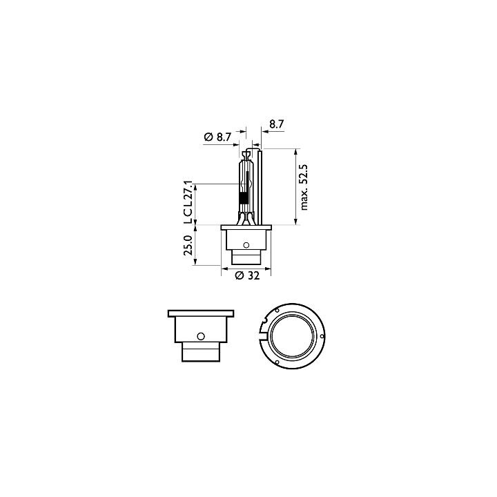 Żarówka reflektora świateł przednich PHILIPS 85126XV2C1