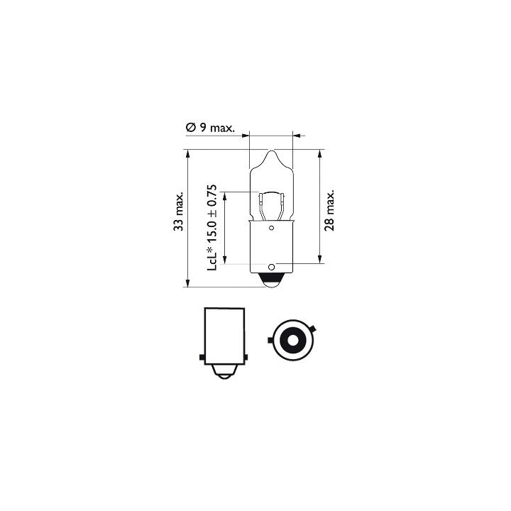 Żarówka lampy kierunkowskazu PHILIPS 12036B2