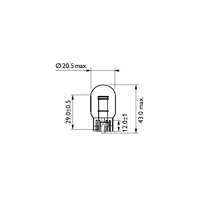 Żarówka lampy kierunkowskazu PHILIPS 12066B2