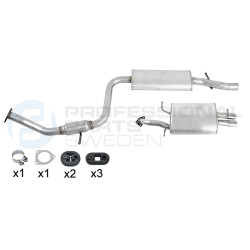 Układ wydechowy Professional Parts 254368063