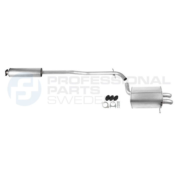 Tłumik środkowy Professional Parts 254368054