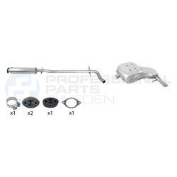 Układ wydechowy Professional Parts 254368058