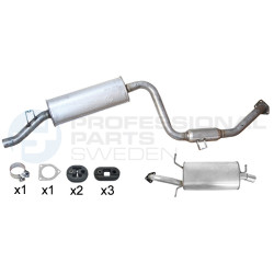 Układ wydechowy Professional Parts 254368064