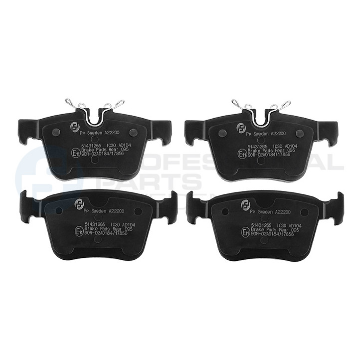 Klocki hamulcowe Professional Parts 51431265