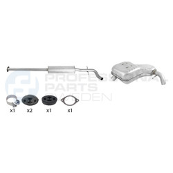 Układ wydechowy Professional Parts 254368059