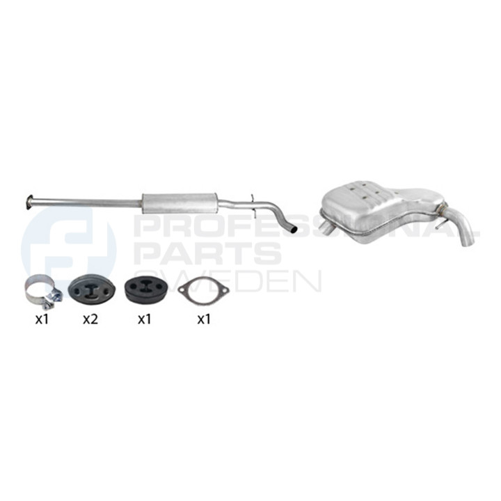 Układ wydechowy Professional Parts 254368059
